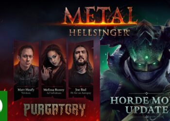 Metal: Hellsinger – Trailer do DLC Purgatory e Modo Horda Gratuito