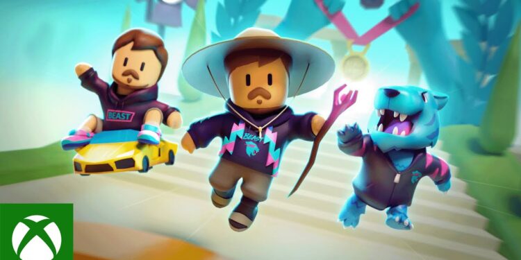 MrBeast tomou conta de Stumble Guys!