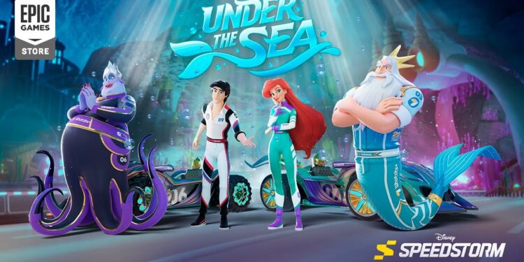 Disney Speedstorm – Trailer da 6ª temporada “Sob o Mar”