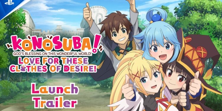 Konosuba! Amor Por Estas Roupas de Desejo – Trailer de Lançamento