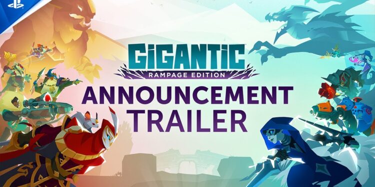 Anúncio de trailer do Gigantic: Rampage Edition