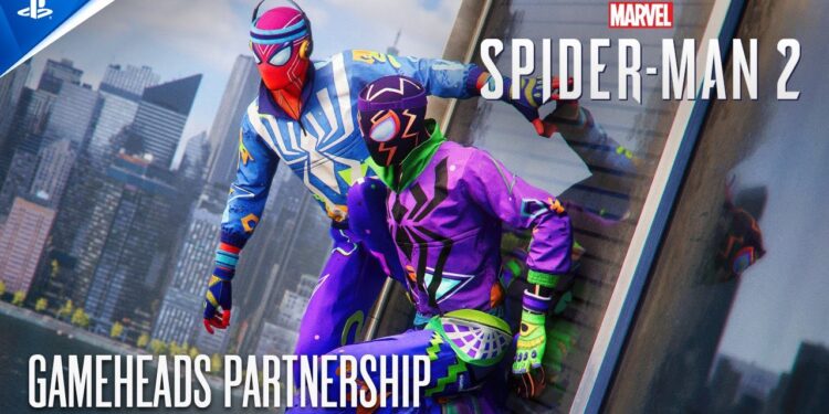 Parceria Gameheads para Marvel’s Spider-Man 2
