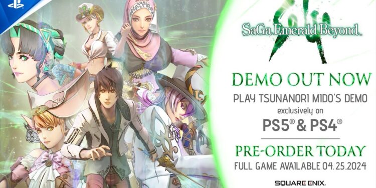 SaGa Emerald Beyond – Trailer da demonstração