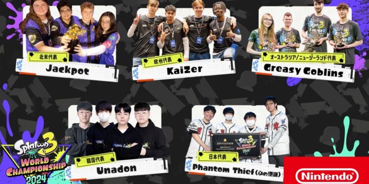 Splatoon 3 Campeonato Mundial 2024 – Visão Geral das Equipes
