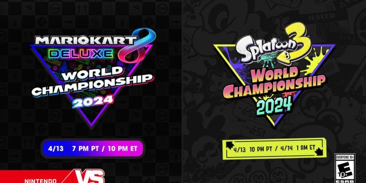 Final do Campeonato Mundial de Mario Kart 8 Deluxe 2024 e Final do Campeonato Mundial de Splatoon 3 2024