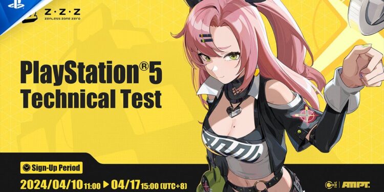 Inscrição para Teste Técnico da Zona Zero Zenless – PS5