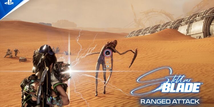 Stellar Blade – Ataques à distância