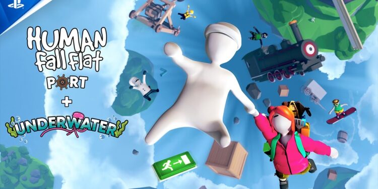 Human: Fall Flat – Trailer de Lançamento do Nível Subaquático Grátis | PS5 & PS4