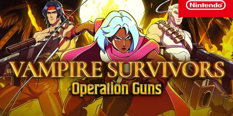 Vampire Survivors: Operação Guns – Trailer de Lançamento