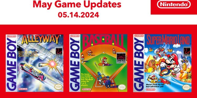 Game Boy – Atualizações de jogos de maio de 2024 – Online