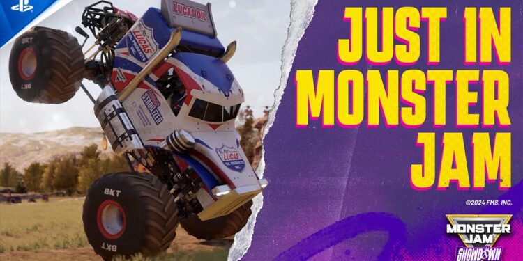 Monster Jam Showdown – Apenas no Novo Trailer de Monster Jam