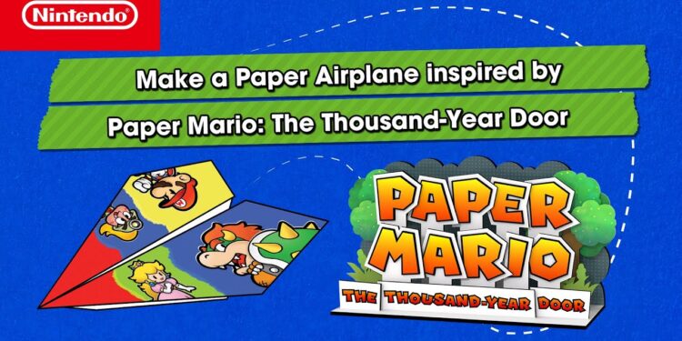 Paper Mario: The Thousand-Year Door – Tutorial de Avião de Papel