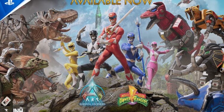 ARK: Survival Ascended – Trailer do Pacote Cosmético dos Power Rangers