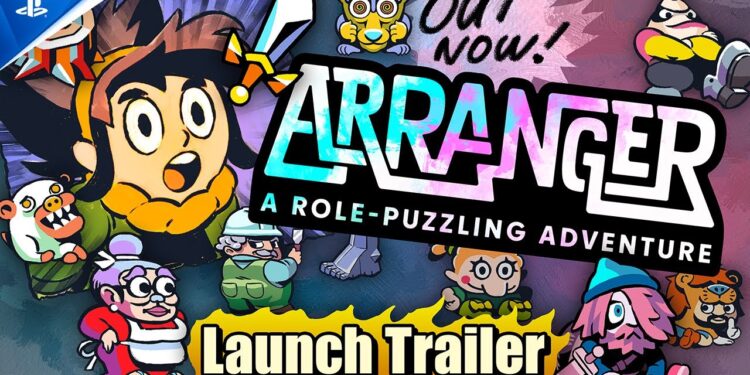 Trailer de lançamento de Arranger: Uma Aventura de Quebra-Cabeças de Papéis