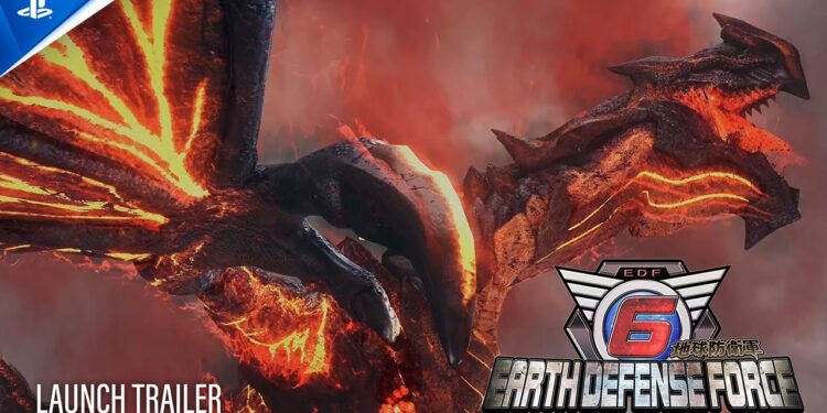 Earth Defense Force 6 – Trailer de lançamento | PS5 & PS4