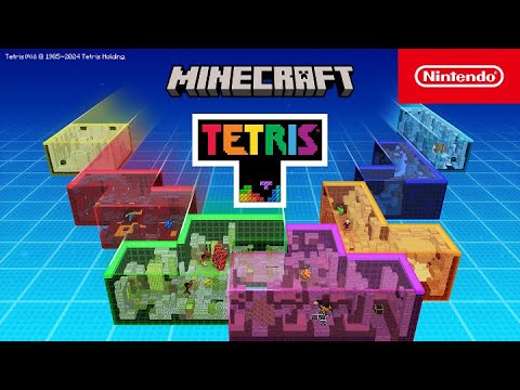 Minecraft x Tetris – Trailer da DLC