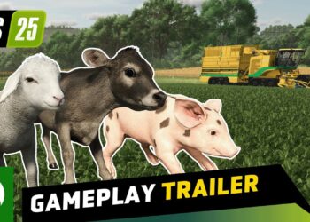 Trailer de gameplay do Farming Simulator 25