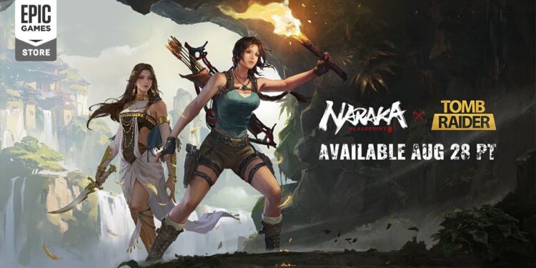 Crossover entre NARAKA: Bladepoint e Tomb Raider