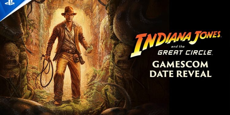 Indiana Jones e o Grande Círculo – Trailer de Revelação da Data na Gamescom.
