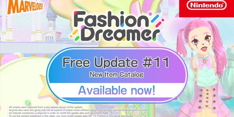 Fashion Dreamer – Trailer de Atualização de Outubro