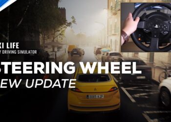 Taxi Life: Simulador de direção na cidade – Atualização de volante
