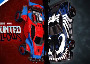 Rocket League – O Mundo do Homem-Aranha chega ao Salões Assombrados do Rocket League!
