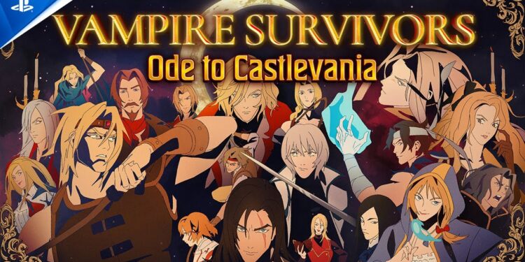 Anúncio do DLC “Vampire Survivors: Ode to Castlevania – Trailer de Anúncio”