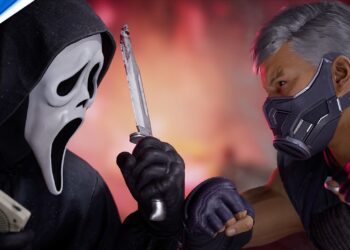 Mortal Kombat 1: O Reinado do Caos – Confronto entre Ghostface e Smoke