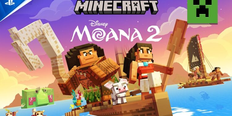 Minecraft – Moana 2 Trailer de DLC | PS4 e PS5