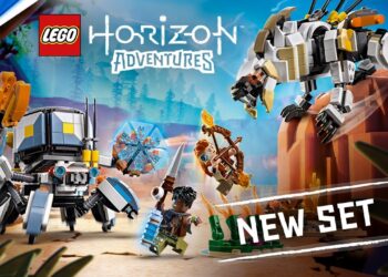 LEGO Horizon Adventures – Aloy & Varl vs. Shell-Walker & Sawtooth Conjunto LEGO