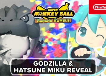 Super Monkey Ball Banana Rumble – Revelação de Godzilla e Hatsune Miku
