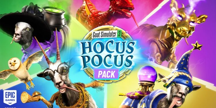 Goat Simulator 3 – Pacote Hocus Pocus | Disponível agora