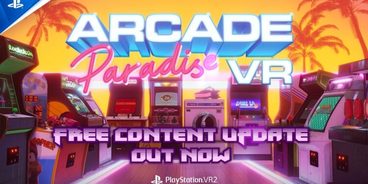 Trailer de Atualização de Conteúdo Gratuito do Paraíso Arcade VR | VR2