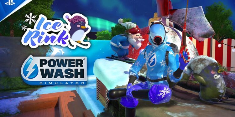 Trailer Sazonal da Pista de Gelo de PowerWash Simulator
