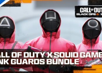 Chamada de Dever: Black Ops 6 & Warzone – Pacote de Guardas Rosa do Squid Game 2