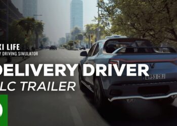 Taxi Life: Um Simulador de Direção na Cidade | Trailer do DLC de Motorista de Entrega