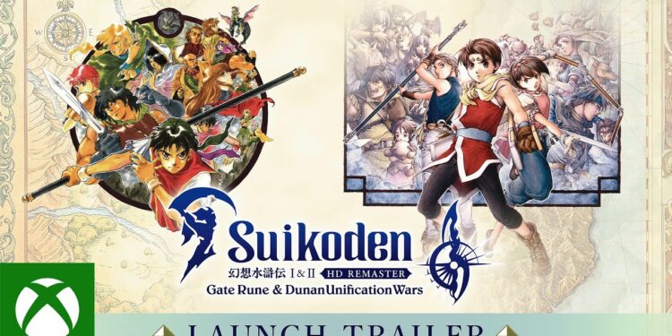 Trailer de Lançamento de Suikoden I&II HD Remaster Gate Rune e Guerras de Unificação de Dunan