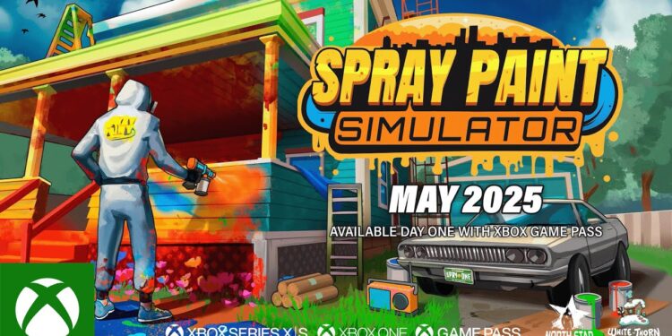 Simulador de Spray Paint – Chegando ao Xbox e Xbox Game Pass
