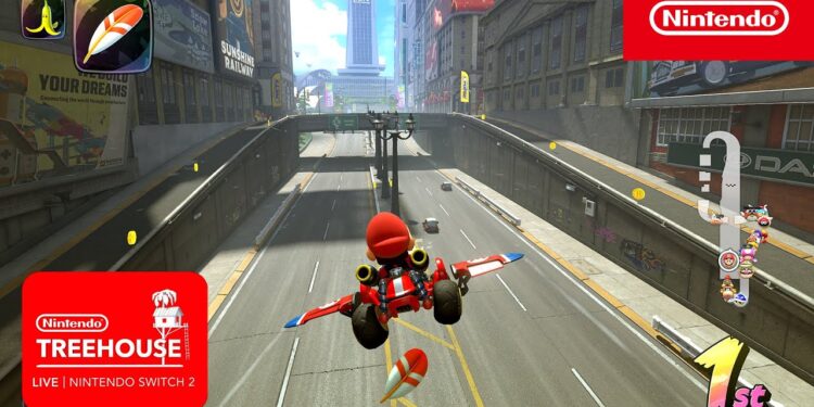 Mario Kart World – Gameplay do Grande Prêmio – Nintendo Treehouse: Live | 2