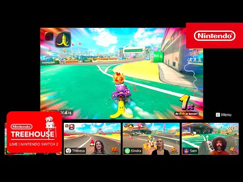 Mario Kart World – Torneio Knockout & Jogabilidade GameChat – Nintendo Treehouse: Live | 2