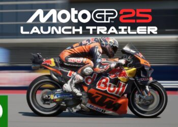 O título “MotoGP™25 Launch Trailer” em português seria “Trailer de Lançamento de MotoGP™25”.
