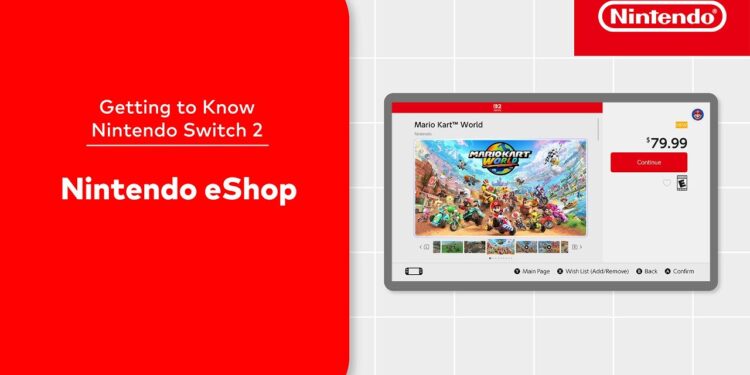 Conhecendo o Nintendo 2 – Nintendo eShop