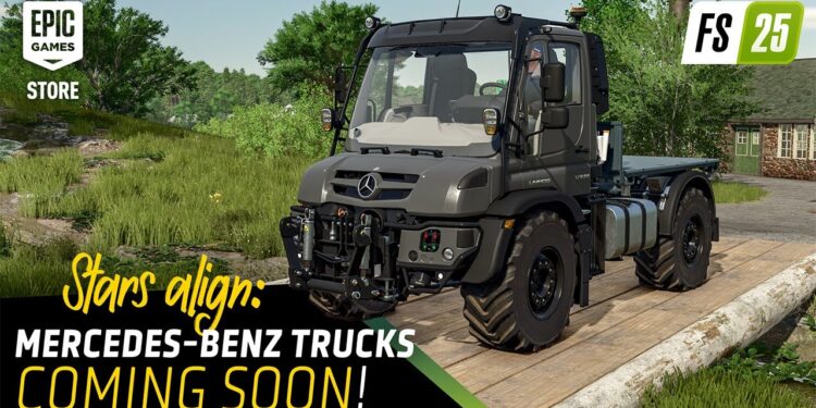 Farming Simulator 25 | Pacote de Caminhões Mercedes-Benz