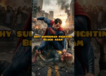 POR QUE SUPERMAN E BLACK ADAM ESTÃO LUTANDO? #superman #superheroi #blackadam