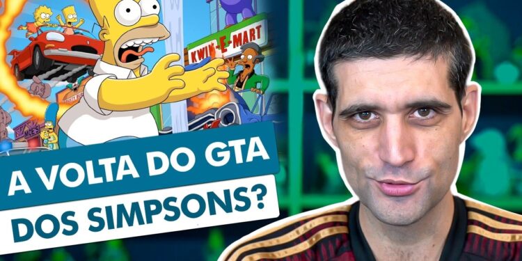A VOLTA do GTA dos SIMPSONS: Aventura e Caos em Springfield