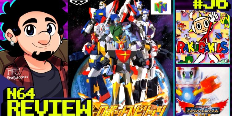 Zerando64: Análise de Super Robot Spirits, RakugaKids e B-Daman Battle Phoenix 64