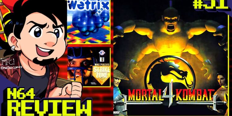 Zerando64: Análise de Wetrix, Mike Piazza StrikeZone e Mortal Kombat 4