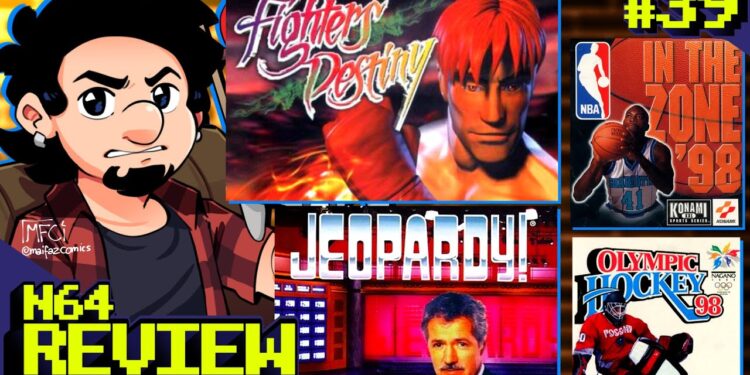 Zerando64: Análise de Fighters Destiny, NBA In The Zone 98, Olympic Hockey 98 e Jeopardy!