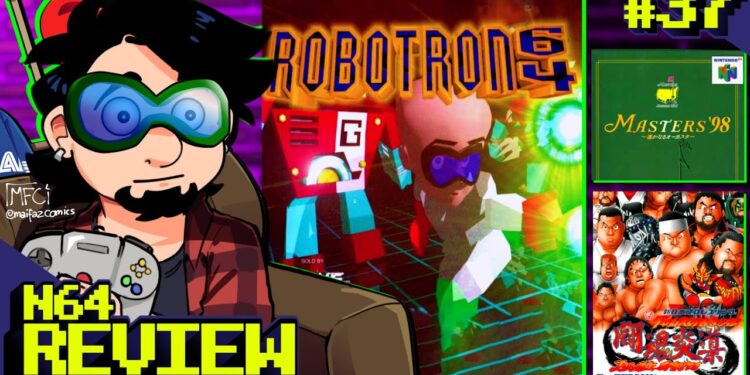 Zerando64: Análise de Augusta Masters’98, Shin Nippon Pro Wrestling e Robotron64