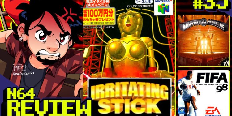 Zerando64: Análise de Irritating Stick, Virtual Pro Wrestling 64 e FIFA 98